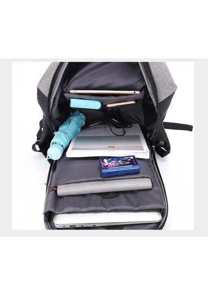 Yeni Erkek Sırt Çantası Çok Fonksiyonlu Büyük Kapasiteli Iş Sırt Çantası USB Bilgisayar Çantası Su Geçirmez Seyahat Öğrenci Okul Çantası (Yurt Dışından) modelleri