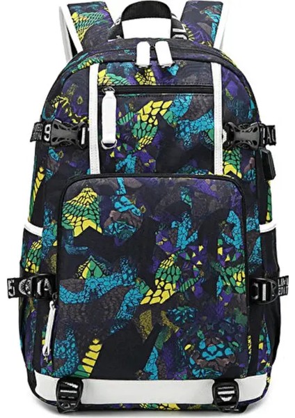 Yüksek Yüzlü Okul Çantası Omuz Çantası Erkek Yeni Basit Ortaokul Öğrencisi Okul Çantası Sıcak Transfer Rahat Erkek Çantası (Yurt Dışından)