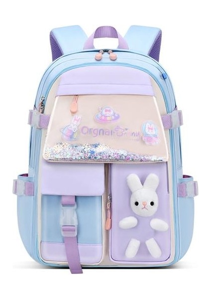 Çok Cepli Sırt Çantası - Mavi (Yurt Dışından)