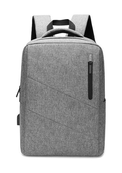 Moda Seyahat Sırt Çantası, 15.6 Inç Dizüstü Bilgisayar Sırt Çantası, Okul Çantası, Iş Çantası, USB Şarj Portlu Erkek Su Geçirmez Iş Çantası (Yurt Dışından)