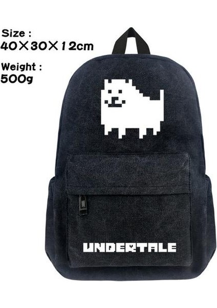Undertale Skeleton Brothers Okul Çantası (Yurt Dışından)
