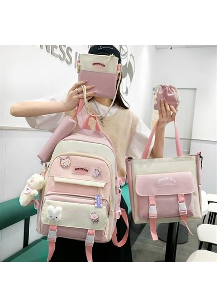 Hafif Yeni Oxford Kumaş Ilköğretim Okulu 5 Parça Okul Çantası (Yurt Dışından) fiyatları