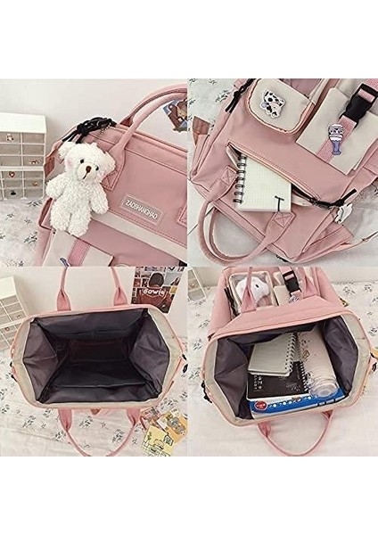 Aksesuarlı Sevimli Öğrenci Okul Sırt Çantası (Yurt Dışından) fırsatları