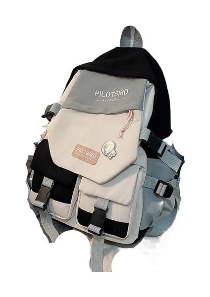 Y Naylon Öğrenci Okul Çantası Omuz Çantası (Yurt Dışından)