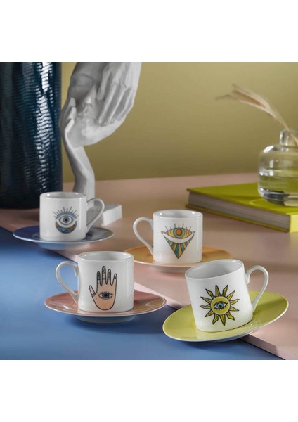 Rüya 8 Parça 4 Kişilik Kahve Fincan Takımı fiyatları