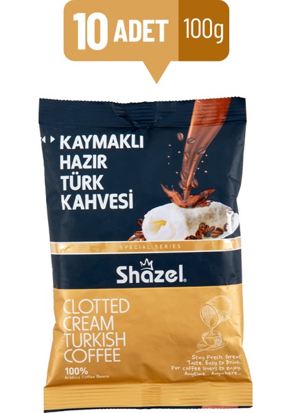 Kaymaklı Hazır Türk Kahvesi 100 gr x 10 Adet