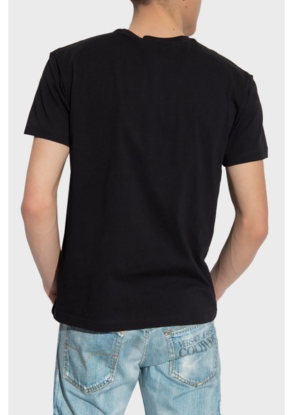 % 100 Pamuk Holografik Logolu Bisiklet Yaka Regular Fit T Shirt Erkek T Shirt 74GAHG06 CJ00G G89 fiyatları