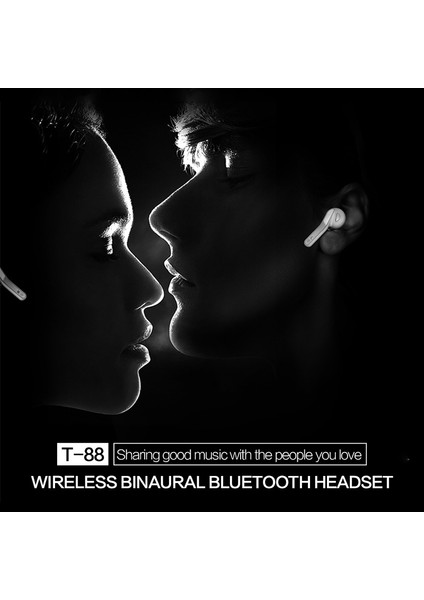 T88 Tws Mini Touch Control Hifi Bluetooth Kulaklık (Yurt Dışından)
