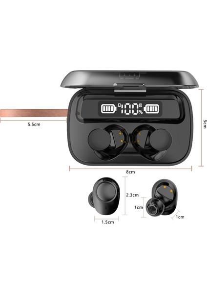 A13 Tws Cvc8.0 ve Dsp Çift Gürültü, Dokunmatik Bluetooth Kulaklık (Yurt Dışından) modelleri