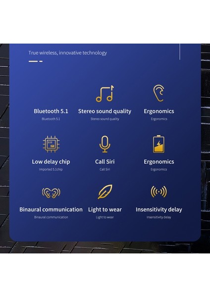 Air-S4 Bluetooth 5.1 Wiress Stereo Kulaklık (Yurt Dışından)