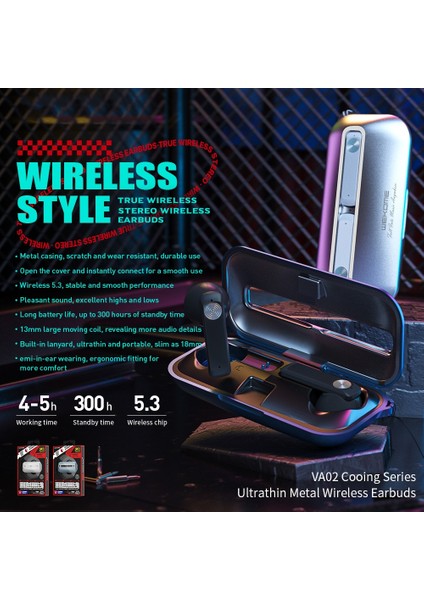 Wk VA02 Bluetooth Kulaklık - Siyah (Yurt Dışından) fiyatları