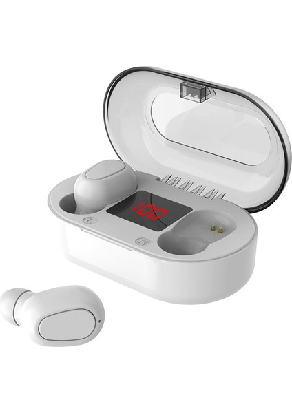 Zunhaı L22 9d Dijital Ekran Bluetooth Kulaklık - Beyaz (Yurt Dışından) indirimleri
