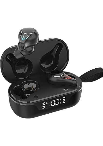 Zunhaı T8 Hıfı Bluetooth 5.0 Kulaklık - Siyah (Yurt Dışından)