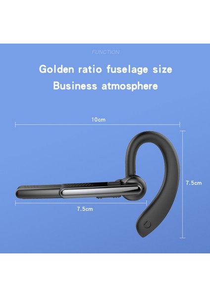Zunhaı P40 Business Gürültü Bluetooth Kulaklık - Siyah (Yurt Dışından) indirimleri