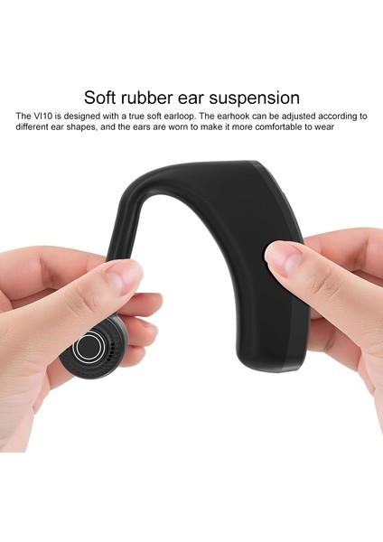 Zunhaı V10 Bluetooth V5.0 Su Geçirmez Spor Kulaklık - Mavi (Yurt Dışından) indirimleri