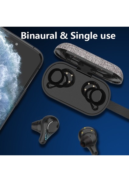 Zunhaı T8 Hıfı Bluetooth 5.0 Kulaklık - Bez (Yurt Dışından) modelleri