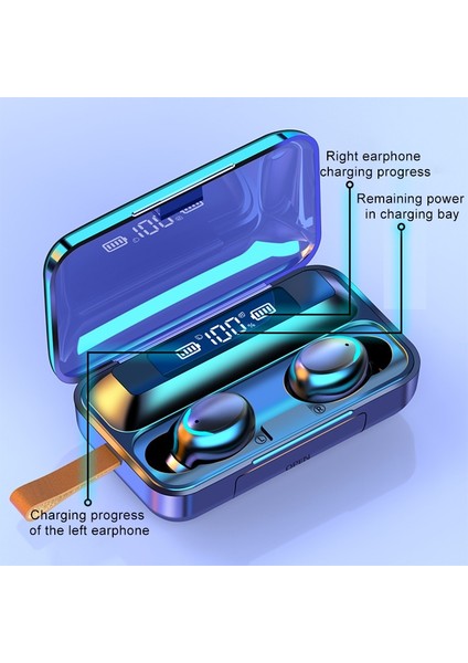 Zunhaı F9-5c Bluetooth Kulaklık - Siyah (Yurt Dışından) fiyatları