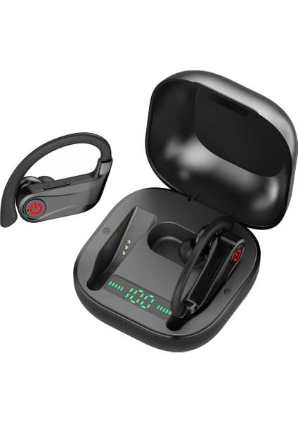 Zunhaı Q62-7 Kulak Içi Spor Bluetooth Kulaklık - Yeşil (Yurt Dışından)
