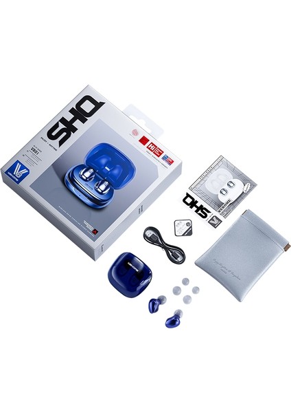 Wk Shq S VB01 True Bluetooth 5.0 Kulaklık - Mavi (Yurt Dışından)
