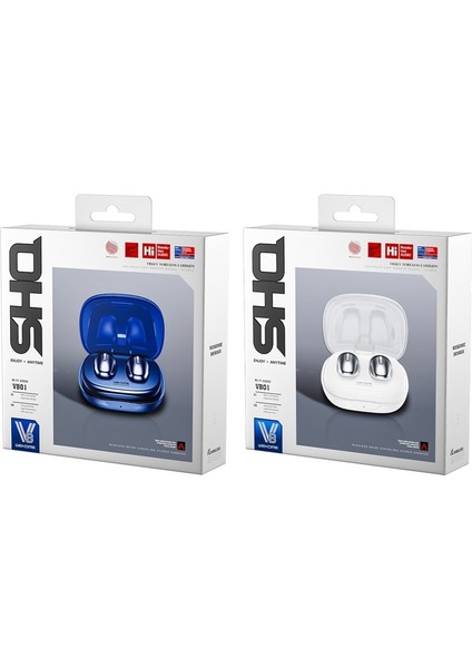 Wk Shq S VB01 True Bluetooth 5.0 Kulaklık - Mavi (Yurt Dışından)