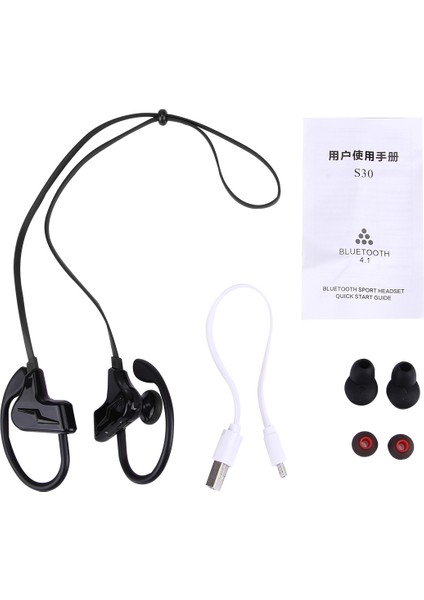 Zunhaı S30 Bluetooth 4.1 Kulak Içi Kulaklık - Siyah (Yurt Dışından) indirimleri