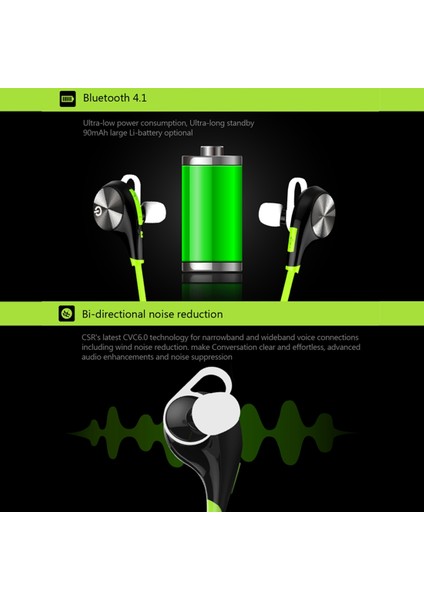 Zunhaı Bluetooth Stereo Kulaklık - Çok Renkli (Yurt Dışından) indirimleri