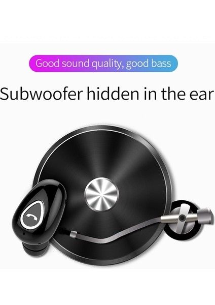 Zunhaı YX01 Bluetooth 4.1 Kulaklık - Siyah (Yurt Dışından)