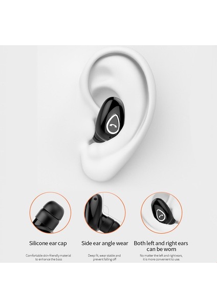 Zunhaı YX01 Bluetooth 4.1 Kulaklık - Siyah (Yurt Dışından)