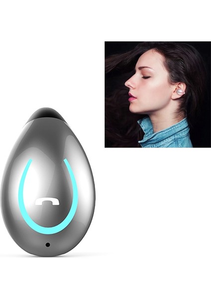 Zunhaı YX08 Bluetooth Kulaklık - Gri (Yurt Dışından)