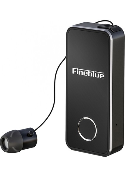 F2 Pro Titreşimli Uyarı Klipsli Bluetooth Kulaklık - Siyah (Yurt Dışından)