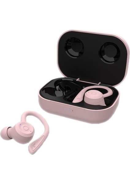 Zunhaı T20 Tws Bluetooth Ipx6 Spor Kulaklık - Pembe (Yurt Dışından)