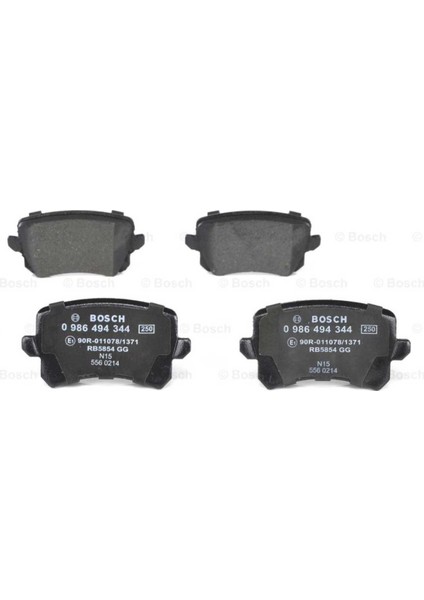 Vw Passat B7 Arka Fren Balatası 2011-2014 Bosch Takım