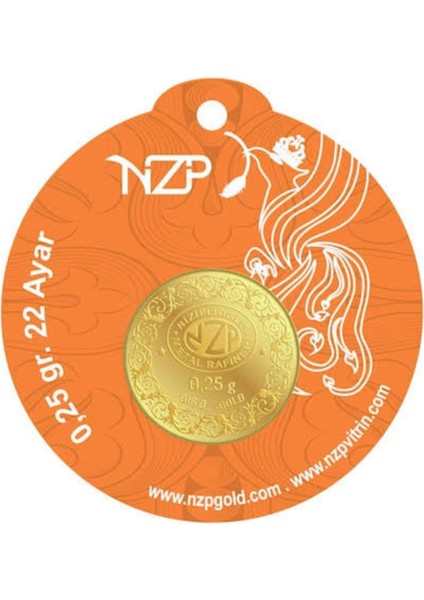 NZP Gold 1 Adet 0.25 gr 22 Ayar Altın GRM003