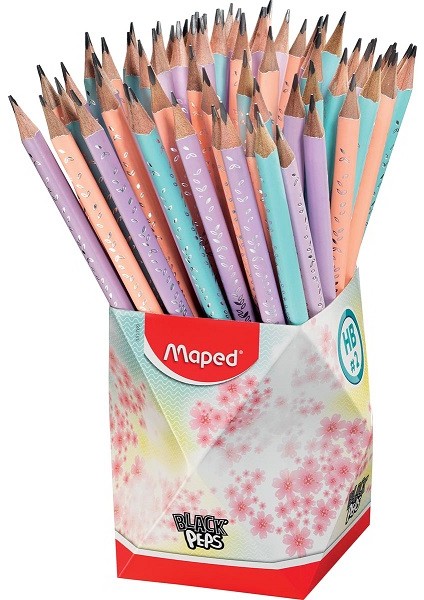 Kurşun Kalem Black Pep's Silgili Pastel Renklı Hb 72 Lı 1 Adet