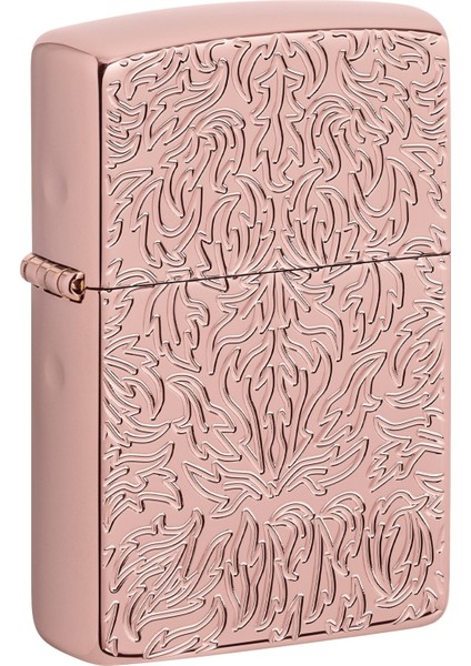 Çakmak Yüksek Parlaklıkta Rose Altın Pirinç Alaşım Benzinli Hediye Seçeneği