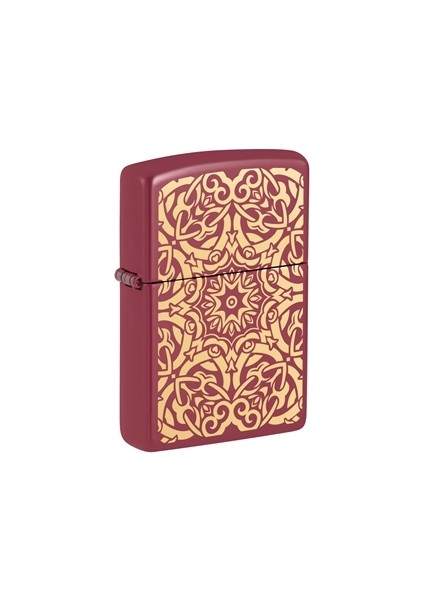 Çakmak Kırmızı Renkli Pirinç Alaşım Rüzgar Geçirmez Benzinli Tasarım