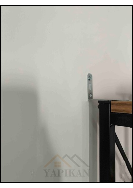 Deprem Güvenliği Dolap Sabitleme Aparatı Seti 2 x 6 x 10 cm - Mobilya Gardırop Portmanto Kitaplık Masa Raf Eşya Duvara Sabitleyici Aparat - L Demir Köşe Bağlantı Gönye Köşebent fırsatları