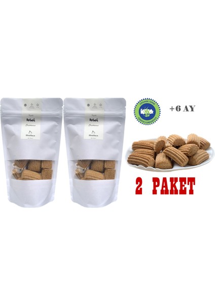 Organik Alerjen Bebek Bisküvisi, Zeytinyağlı, 300 gr (150GR*2) +6 Ay