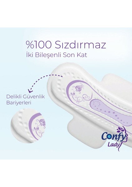 Lady Hijyenik Ped Classic Uzun Gün 16 Lı Paket