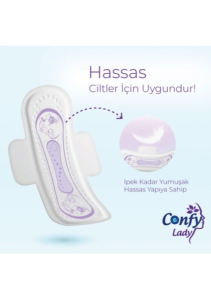 Lady Hijyenik Ped Classic Uzun Gün 16 Lı Paket