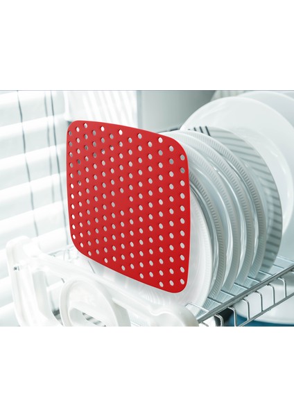 Airfryer 19X19 cm Gıdaya Uygun Silikon Mat (2 Adet)