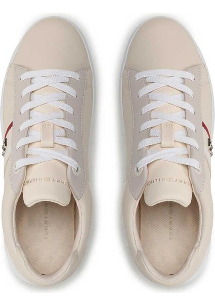 Kadın Tommy Hilfiger Corp Webbing Court Cupsole Kadın Sneaker FW0FW07387