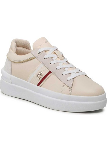 Kadın Tommy Hilfiger Corp Webbing Court Cupsole Kadın Sneaker FW0FW07387