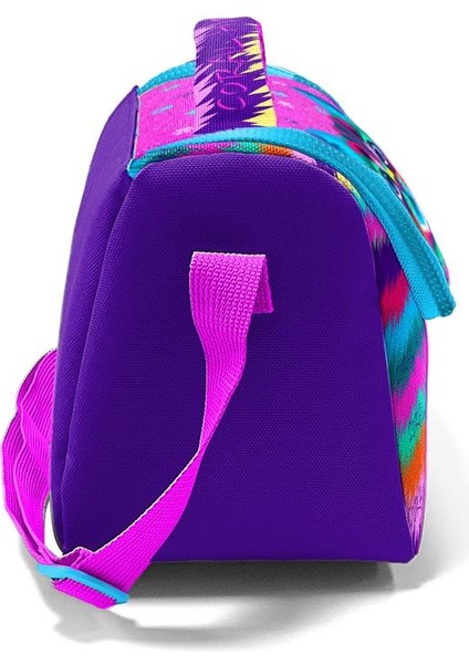 Coral High Kids Mor Pembe Kedi Desenli Thermo Beslenme Çantası 11859