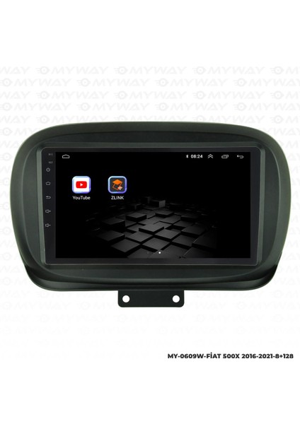 Fiat 500X Android 12 Multimedya Carplay 4gb RAM+64GB HDD Navigasyon Ekran indirimleri