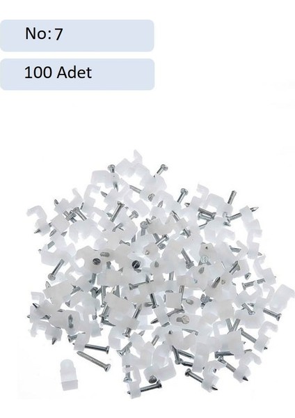 Beton Çivili Kroşe No:7 (100 Adet)