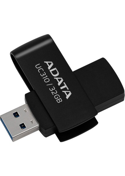 UC310-32GB 32GB Usb3.2 Gen1 Black Flash Bellek