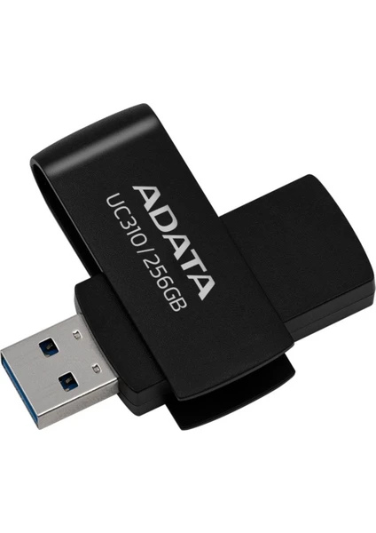 UC310-256GB 256GB Usb3.2 Gen1 Black Flash Bellek