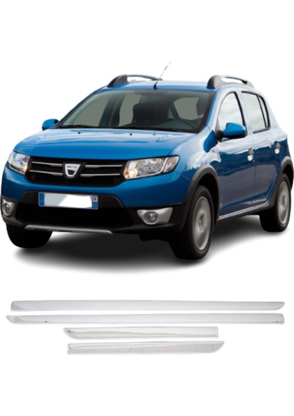 A&G Tuning Dacia Sandero Krom Yan Kapı Çıtası 2012-2020 Arası Paslanmaz Çelik