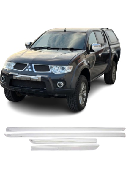 A&G Tuning Mitsubishi L200 Krom Yan Kapı Çıtası 2006-2015 Arası Paslanmaz Çelik